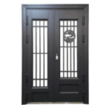 Wrought Iron Double Entry Door